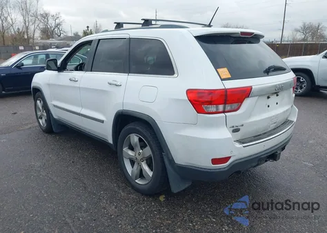 2013 Jeep Grand Cherokee Overland z USA, uszkodzony, nr VIN 1C4RJFCT0DC614693